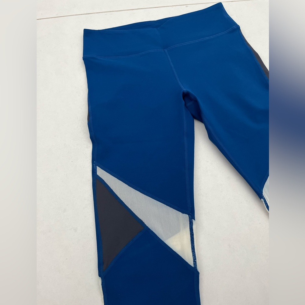 Fabletics: Blue Full-Length Exercise Leggings W/ … - image 2